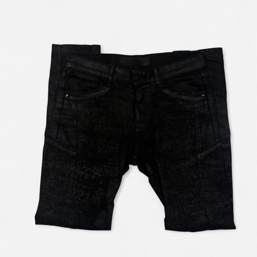 Leon louis black coated crackle